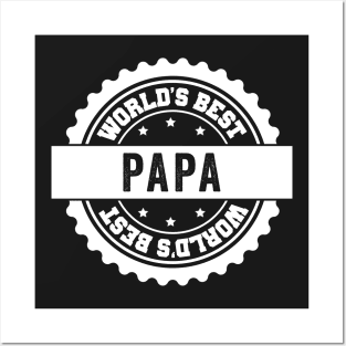 Worlds Best Papa Posters and Art